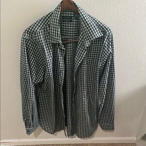 Van Heusen Lightweight Gray and Green Shirt